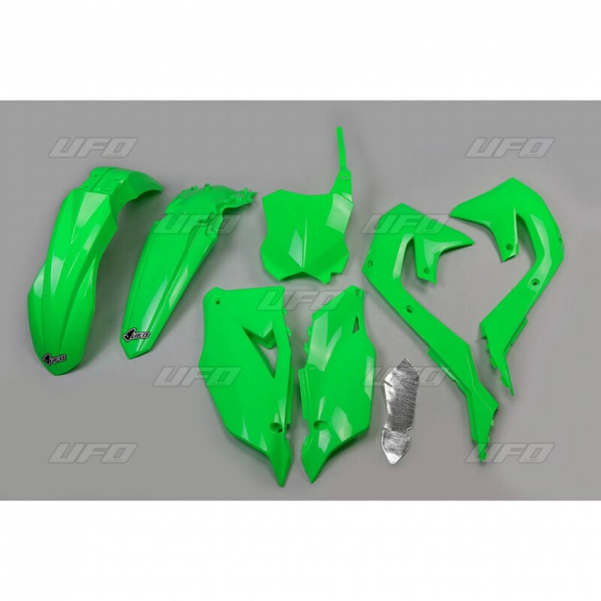 Kit plastiques - Vert Fluo - UFO Kawasaki 450 KXF 2019