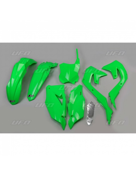 Kit plastiques - Vert Fluo - UFO Kawasaki 450 KXF 2019