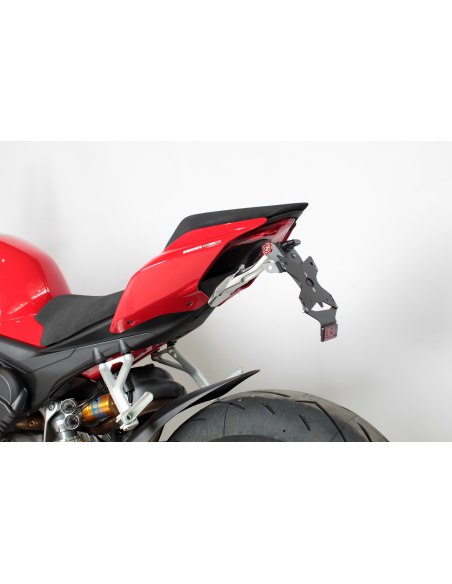 Support de plaque réglable EVOTECH - DUCATI STREETFIGHTER V4 - V2