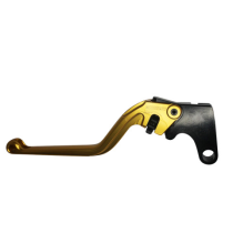 Levier d'embrayage fixe en aluminium usiné CNC anodisé or ACCOSSATO - YAMAHA