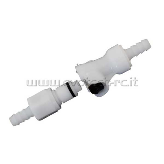 Raccord connecteur rapide durite essence 8mm EVOTECH