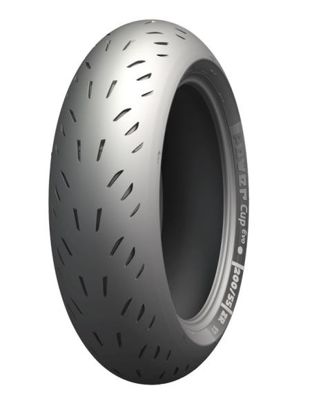 Pneu Arrière Compétition rainurés MICHELIN POWER CUP EVO 150/60 ZR 17 M/C (66W) TL