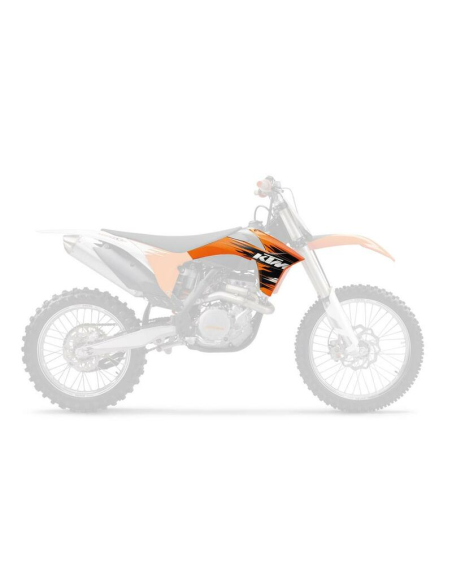 Ouies de radiateur - Orange - UFO KTM SX SX-F 2011-2012 EXC EXCF 2012-2013