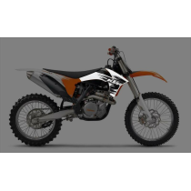 Ouies de radiateur - Blanc - UFO KTM SX SX-F 2011-2012 EXC EXCF 2012-2013