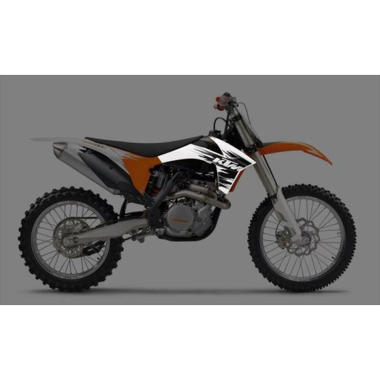 Ouies de radiateur - Blanc - UFO KTM SX SX-F 2011-2012 EXC EXCF 2012-2013