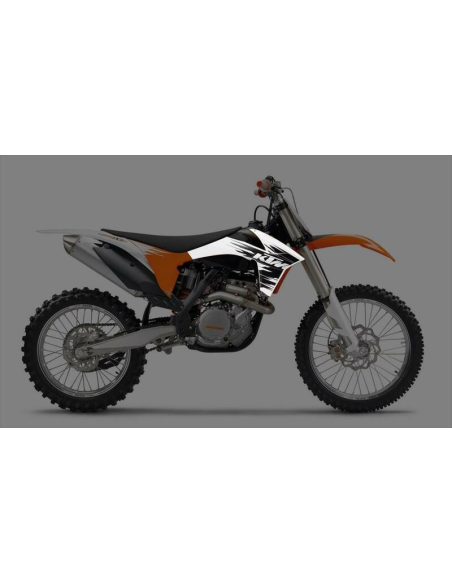 Ouies de radiateur - Blanc - UFO KTM SX SX-F 2011-2012 EXC EXCF 2012-2013
