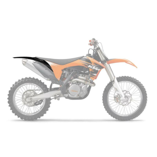 Coque arrière - Noir - UFO KTM SX SX-F 2011-2015 SX 250 2011-2016