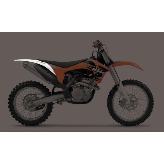 Coque arrière - Blanc - UFO KTM SX SX-F 2011-2015 SX 250 2011-2016