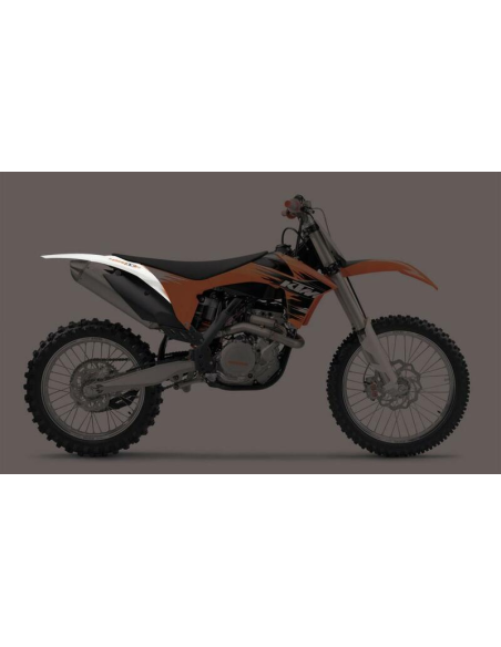 Coque arrière - Blanc - UFO KTM SX SX-F 2011-2015 SX 250 2011-2016