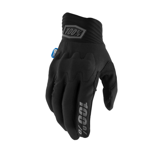 Gants cross 100% Cognito Smart Shock - Noir