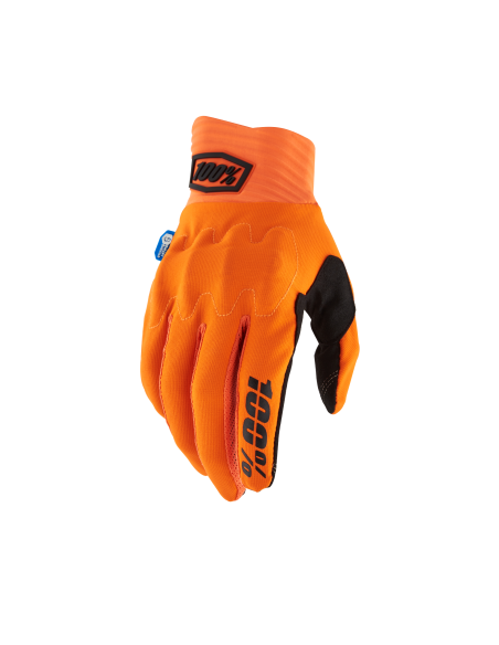 Gants cross 100% Cognito Smart Shock - Orange Fluo