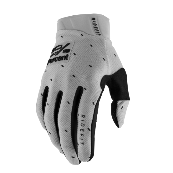 Gants cross 100% Ridefit Slasher Silver - Gris