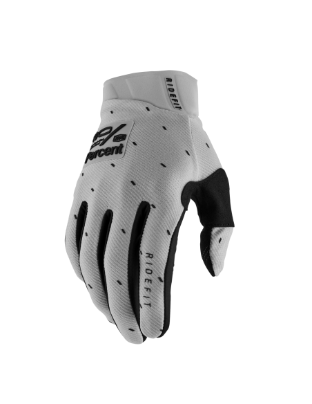 Gants cross 100% Ridefit Slasher Silver - Gris