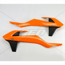 Ouies de radiateur - Noir Orange - UFO KTM 125/150 SX SX-F 2016