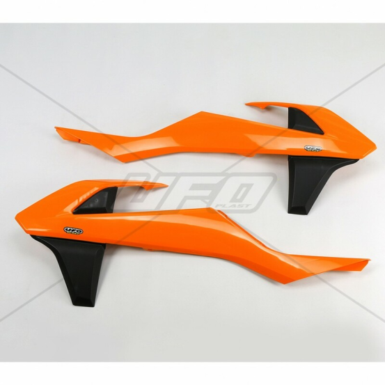 Ouies de radiateur - Noir Orange - UFO KTM 125/150 SX SX-F 2016