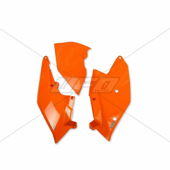Plaques latérales + caches boite à air - Orange - UFO KTM 125/150 SX 2016 SX-F 2016