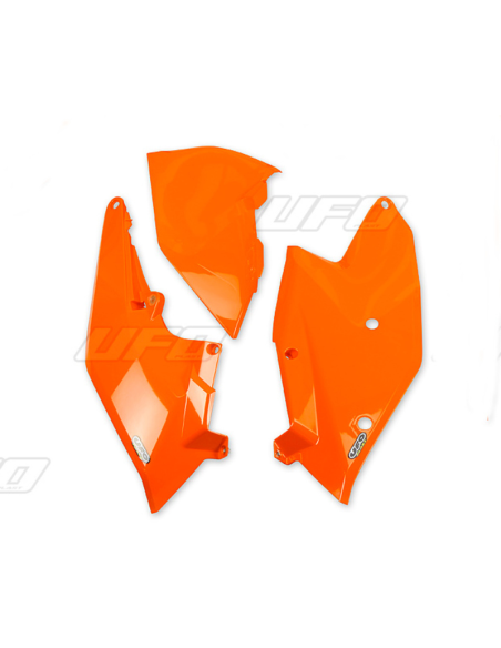 Plaques Latérales - Orange Fluo - UFO KTM SX SX-F 2016-2017 EXC EXCF 2017