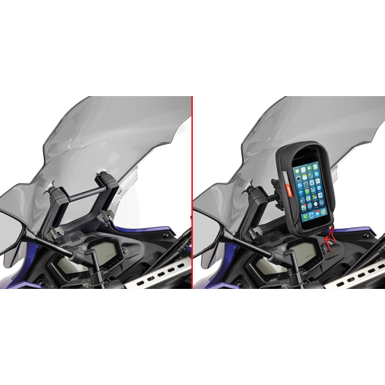 Barre Support GPS-Smartphone Givi FB2130 Yamaha MT-07 Tracer 2016-2019