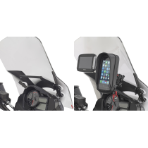 Barre Support GPS/Smartphone Givi Suzuki LD 1000 V - Strom 2014 - 2018
