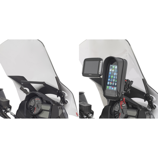 Barre Support GPS-Smartphone Givi FB3114 Suzuki LD 1000 V-Strom 2014-2019