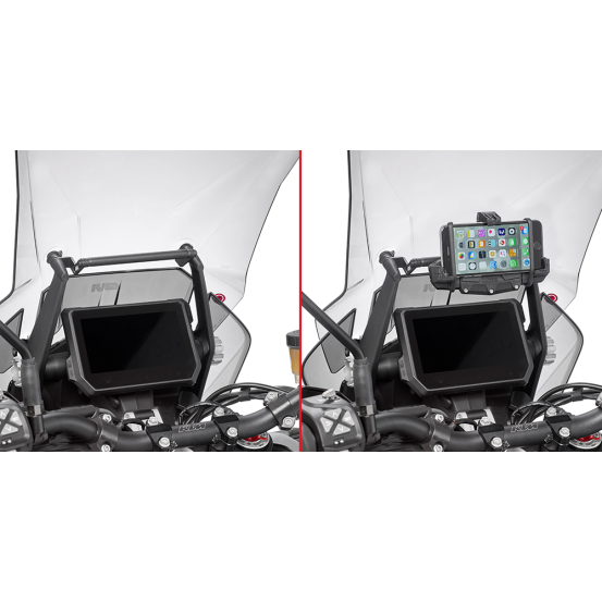 Barre Support GPS-Smartphone Givi FB7706 KTM 1290 Super Adventure R-S 2017-2025