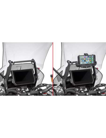 Barre Support GPS-Smartphone Givi FB7706 KTM 1290 Super Adventure R-S 2017-2025