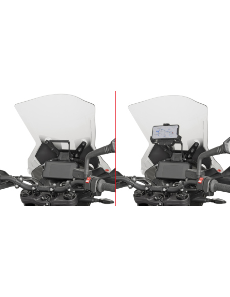 Support smartphone Givi FB7710 KTM 790 Adventure-R 890 Adventure 2019-2020