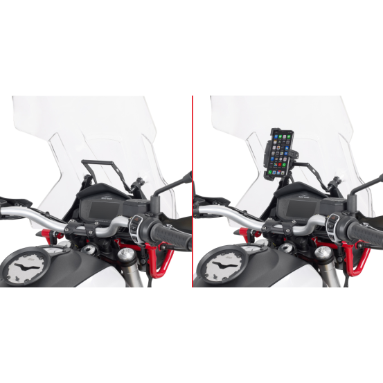 Support smartphone Givi FB8203 Moto Guzzi V85 TT 2019-2023