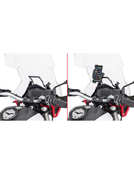 Support smartphone Givi FB8203 Moto Guzzi V85 TT 2019-2023