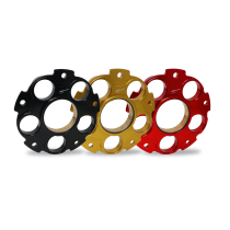 Porte couronne couleur rouge 5 trous CNC RACING - MV AGUSTA