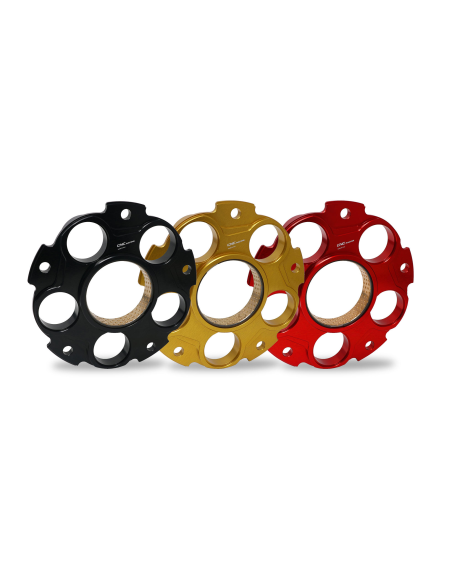 Porte couronne couleur rouge 5 trous CNC RACING - MV AGUSTA