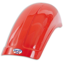 Garde boue arrière - Rouge - UFO Universel Cross 50/75/80 1970-1974 Petit modèle Largeur 130 mm