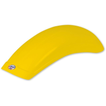 Garde boue arrière - Jaune - UFO Universel Cross 80/125/250 1975-1983 moyen modèle Largeur 160 mm