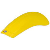 Garde boue arrière - Jaune - UFO Universel Cross 250/500 1975-1983 grand modèle Largeur 195 mm