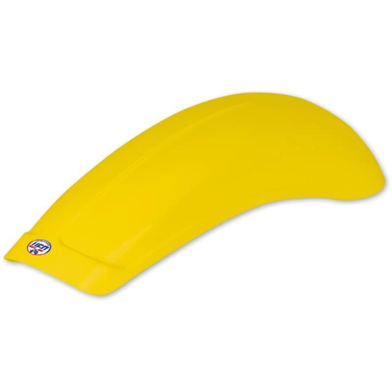Garde boue arrière - Jaune - UFO Universel Cross 250/500 1975-1983 grand modèle Largeur 195 mm