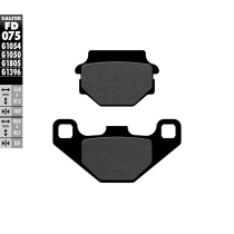 Plaquettes de frein GALFER - G1054 ORGANIQUE SEMI METAL