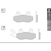 Plaquettes de frein GALFER - G1396 SINTER CROSS FD086
