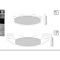 Plaquettes de frein GALFER - G1370 SINTER ROUTE FD090