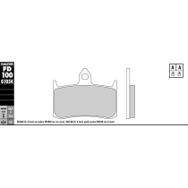 Plaquettes de frein GALFER - G1054 ORGANIQUE SEMI METAL FD100