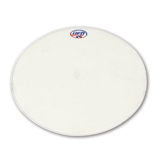 Plaque avant - Blanc - UFO Universelle à partir de 1970 215x270 mm