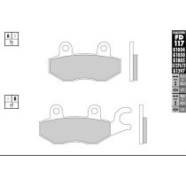 Plaquettes de frein GALFER - G1397 SINTER QUAD FD117