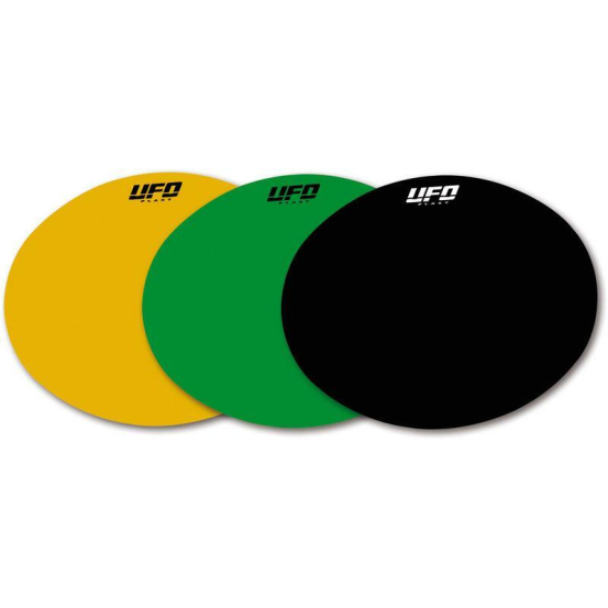 Stickers pour plaque avant UFO8046 ou UFO8047 Jaune