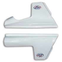 Plaques latérales - Blanc - UFO KTM 1980-1981