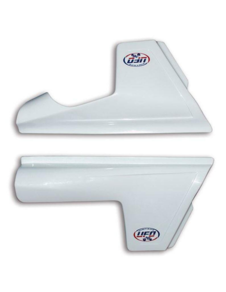 Plaques latérales - Blanc - UFO KTM 1980-1981