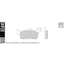 Plaquettes de frein GALFER - G1054 ORGANIQUE SEMI METAL FD144