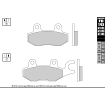Plaquettes de frein GALFER - G1380 SINTER MAXI SCOOT FD145