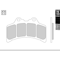 Plaquettes de frein GALFER - FREIN G1054 ORGANIQUE SEMI METAL GRANDE FD154