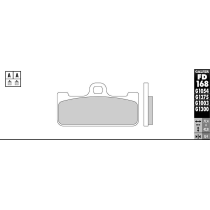 Plaquettes de frein GALFER - G1054 ORGANIQUE SEMI METAL FD168