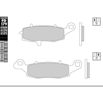 Plaquettes de frein GALFER - G1375 SINTER RACING FD179