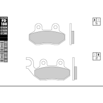 Plaquettes de frein GALFER - G1054 ORGANIQUE SEMI METAL FD188